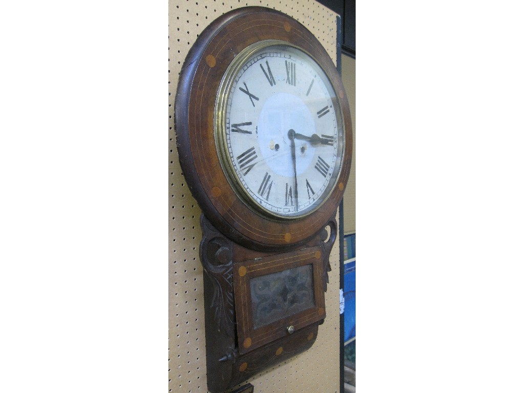 Appraisal: Victorian wall clock