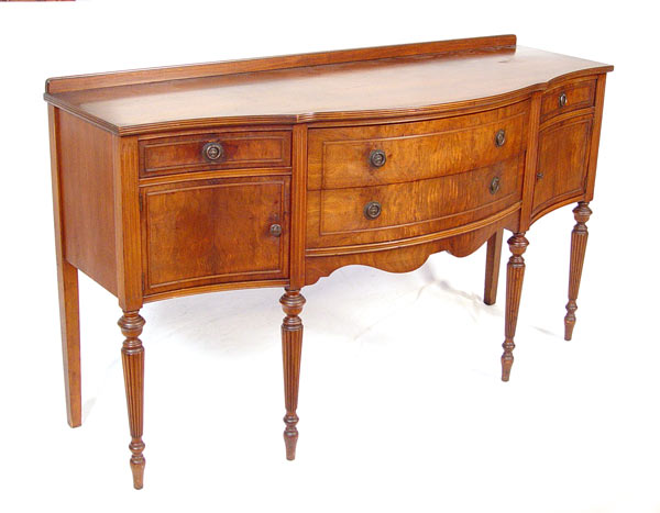 Appraisal: 'S SHERATON STYLE MAHOGANY SIDEBOARD Measures '' high x ''