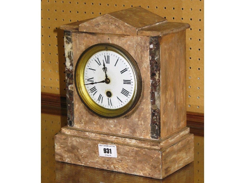 Appraisal: Slate mantle clock