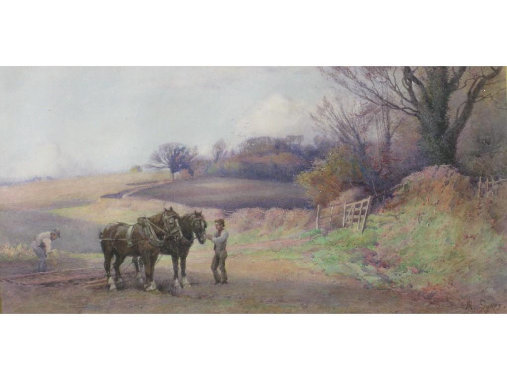 Appraisal: HENRY SYKES R B A - In the Fields andThe