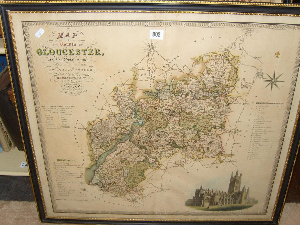 Appraisal: A th century map of the county of Gloucester by