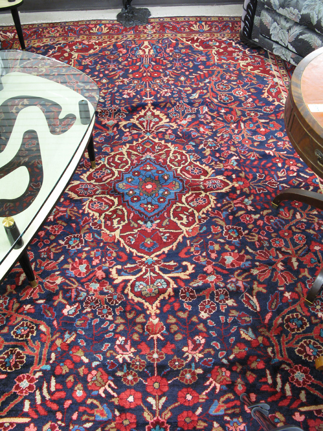 Appraisal: PERSIAN NANAJ VILLAGE CARPET Malayer region western Iran floral and