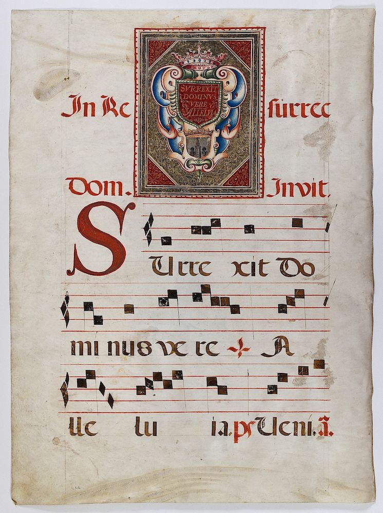 Appraisal: th Century Vellum Missal Leaf Collection of W A Foyle