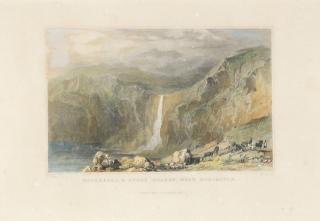 Appraisal: THOMAS ALLOM British THOMAS ALLOM British - Waterfall and Stone