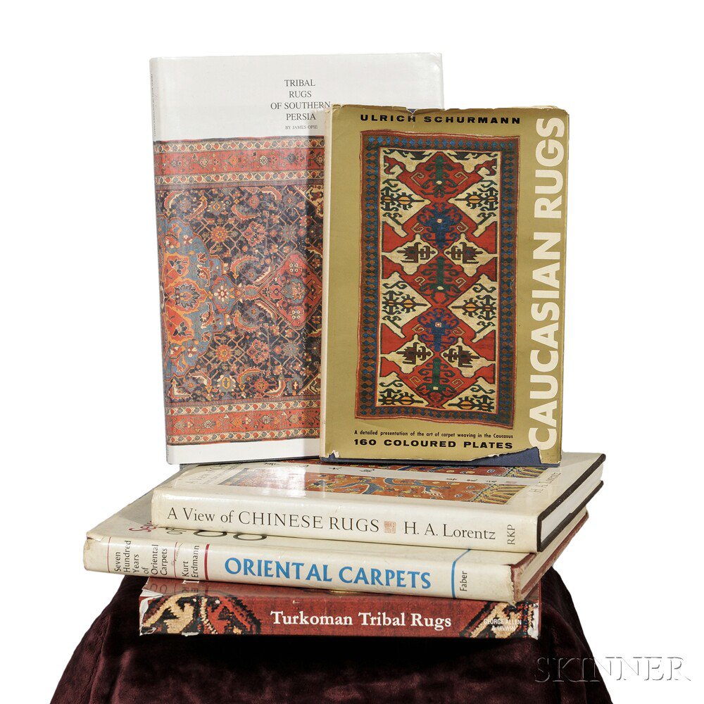 Appraisal: Twenty-two Rug Books and Magazines partial title list includes signed