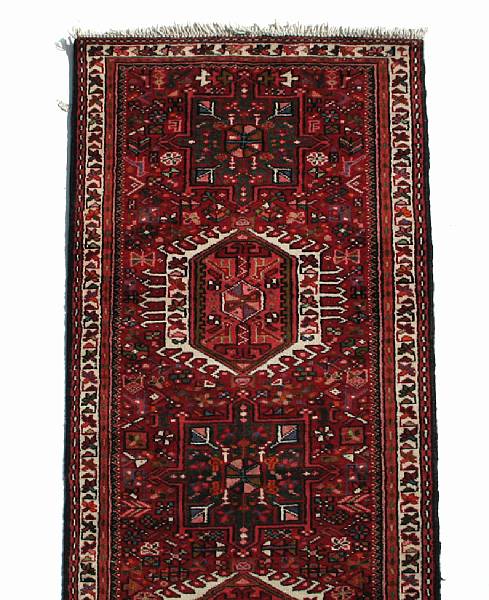 Appraisal: A Karaja runner size approximately ft in width ft in