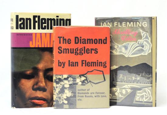 Appraisal: FLEMING Ian Three Fleming Non-Fiction books The Diamond Smugglers Jonathan