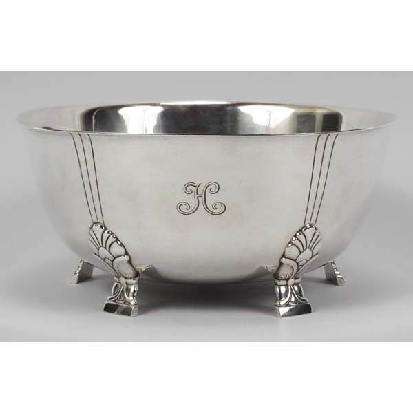 Appraisal: Tiffany Co Makers American sterling silver footed center bowl M