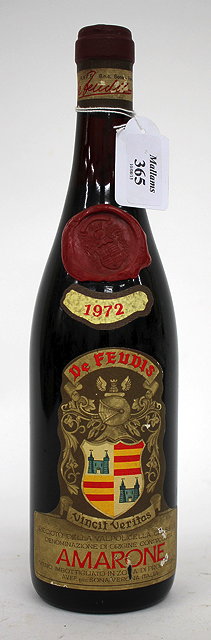 Appraisal: A DE FEUDIS VINCIT VERITAS VALPOLICELLA CLASSICO AMARONE