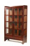 Appraisal: CHINA CABINET - Gustav Stickley two door oak china cabinet