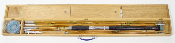 Appraisal: Cased TFT fishing rod and one other together with an