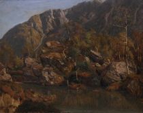 Appraisal: Anders Monsen Askevold Swedish - Capioller Mountains c Oil on