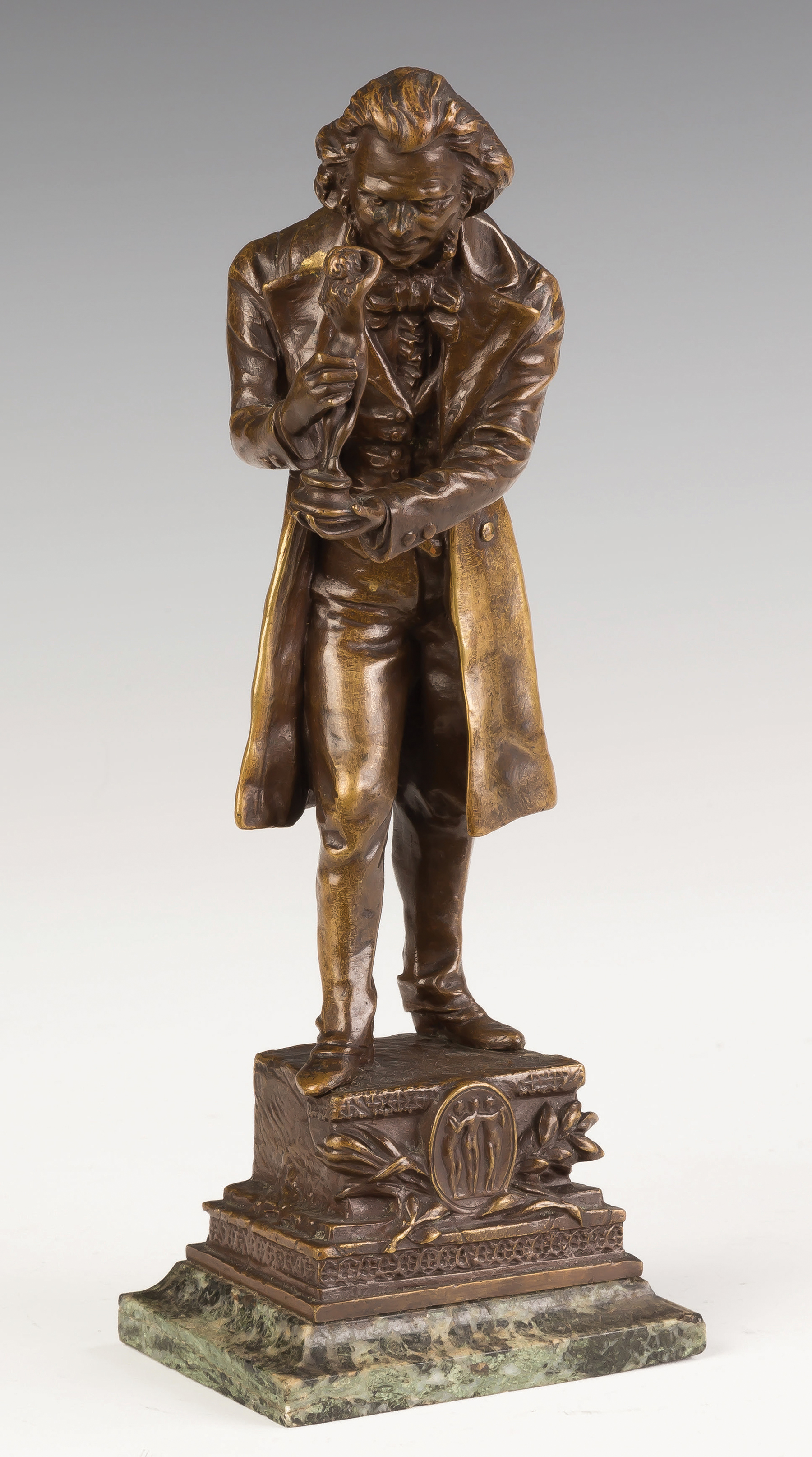 Appraisal: Carl Kauba Austrian - Bronze of a Figure holding a