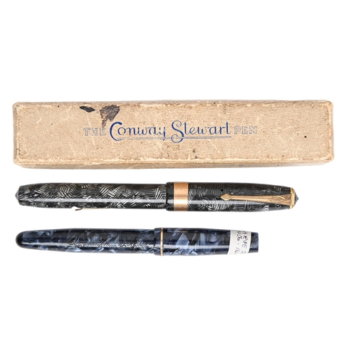 Appraisal: A Conway Stewart fountain pens maker's gold nib marked k