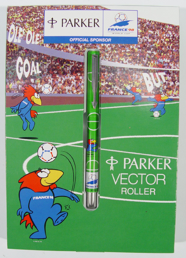 Appraisal: Boxed Parker Vector Football roller pen commemorating the France World