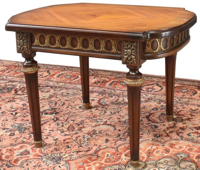 Appraisal: French Louis XVI style mahogany side table JP Ehalt mid