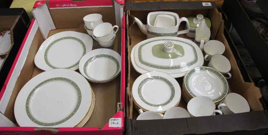 Appraisal: Royal Doulton Rondelay Two Trays comprising Dinner Plates Small Tea