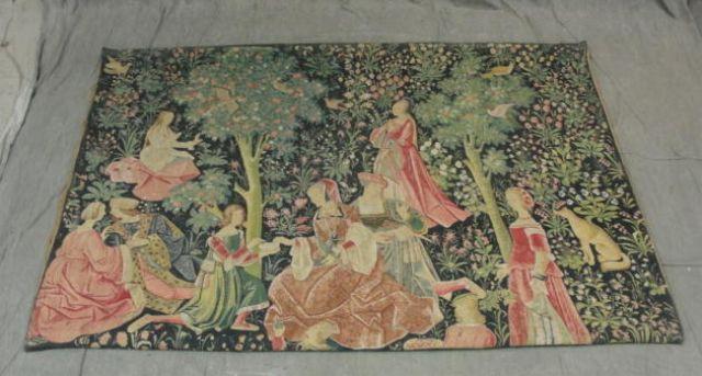 Appraisal: Reproduction Handmade Tapestry From a Park Avenue NYC apartment Dimensions