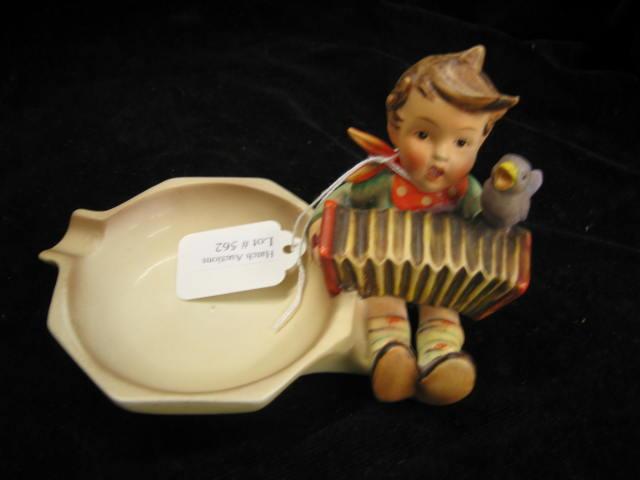 Appraisal: Hummel Figural Ashtray Let's Sing full bee mark figure on