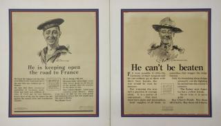 Appraisal: Liberty Bond Poster Army and Navy WWI Liberty Bond posters