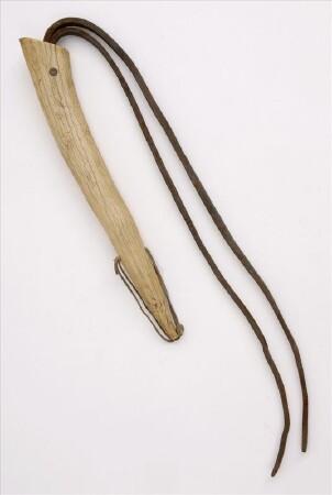 Appraisal: PLAINS ELK ANTLER QUIRT in See Pleasing The Spirits page