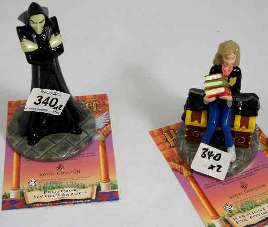 Appraisal: Royal Doulton Harry Potter Figures Proffessor Severus Snape and Hermione