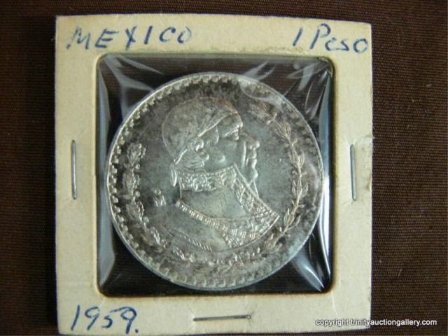 Appraisal: Silver Mexico UN Peso Coin - Solid Mexican Coin Silver