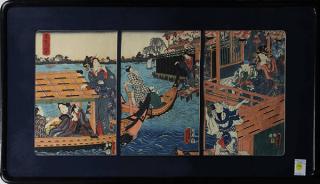 Appraisal: Japanese Woodblock Prints Toyokuni Kunisada c Utagawa Kunisada Toyokuni III