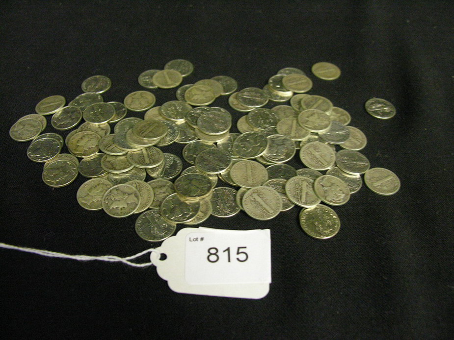 Appraisal: U S MERCURY SILVER DIMES