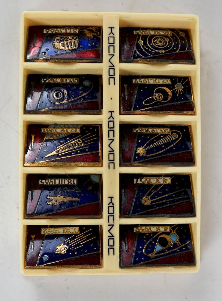 Appraisal: Collector Set of Russian Enamel Pins From - each having