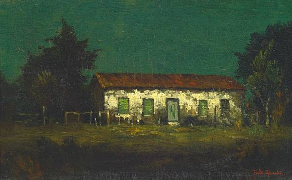 Appraisal: n a Will Sparks - A House Shrouded in Moonlight