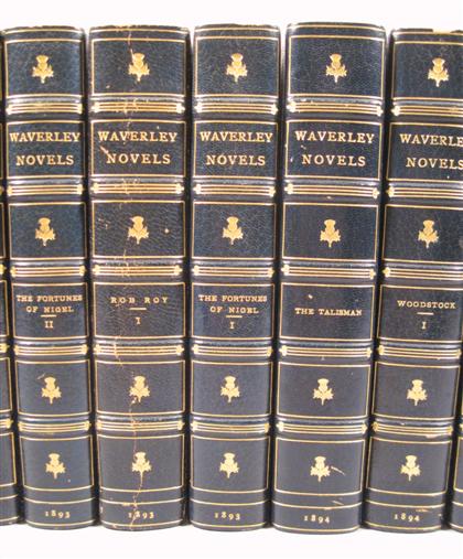 Appraisal: vols Scott Sir Walter Waverley Novels Boston Estes and Lauriat