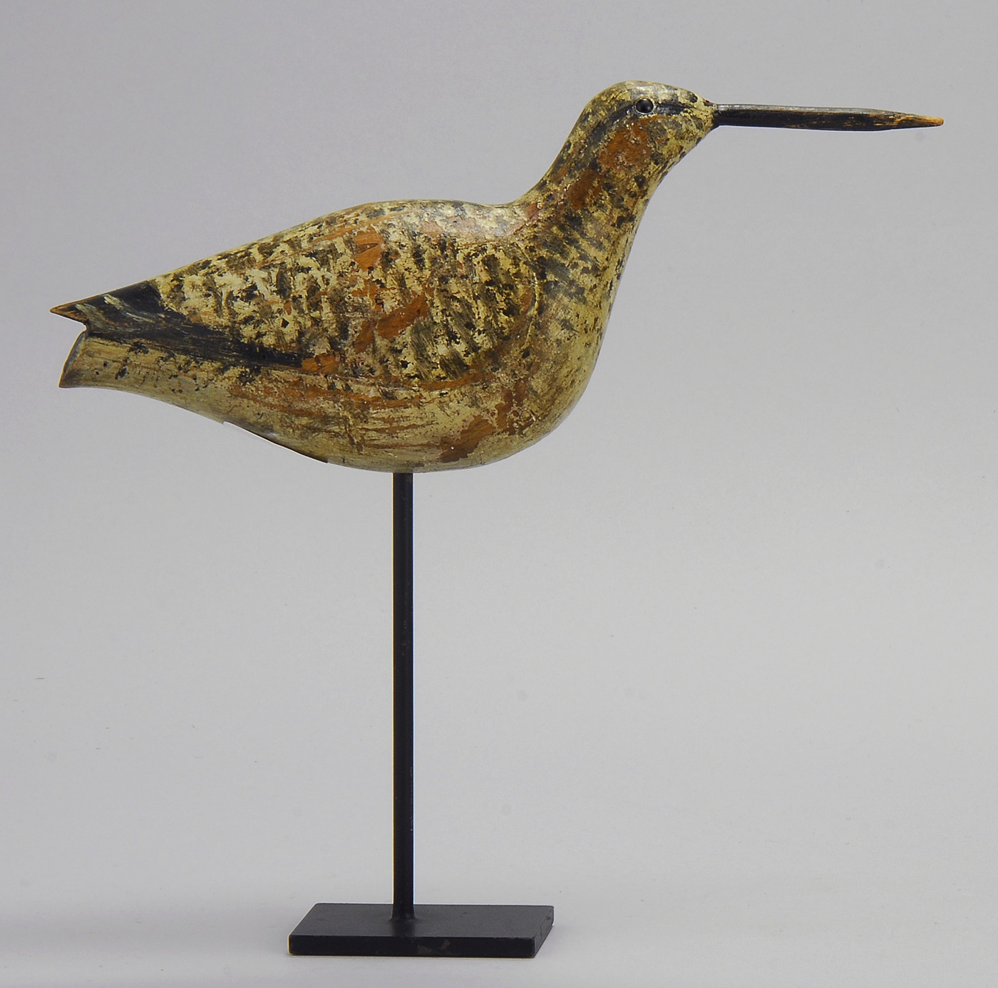 Appraisal: WILLET DECOY In running form From Cape Cod Glass eyes