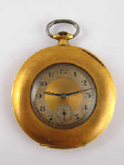 Appraisal: An carat gold cased slim pocket watch Glasgow import hallmark