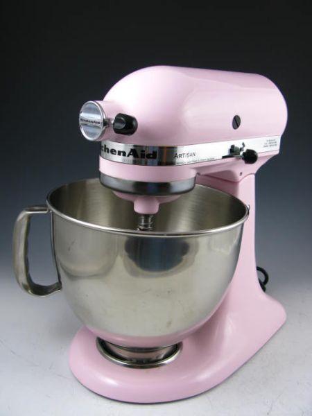 Appraisal: KitchenAid Artisan Stand Mixer in pink Not available for viewing