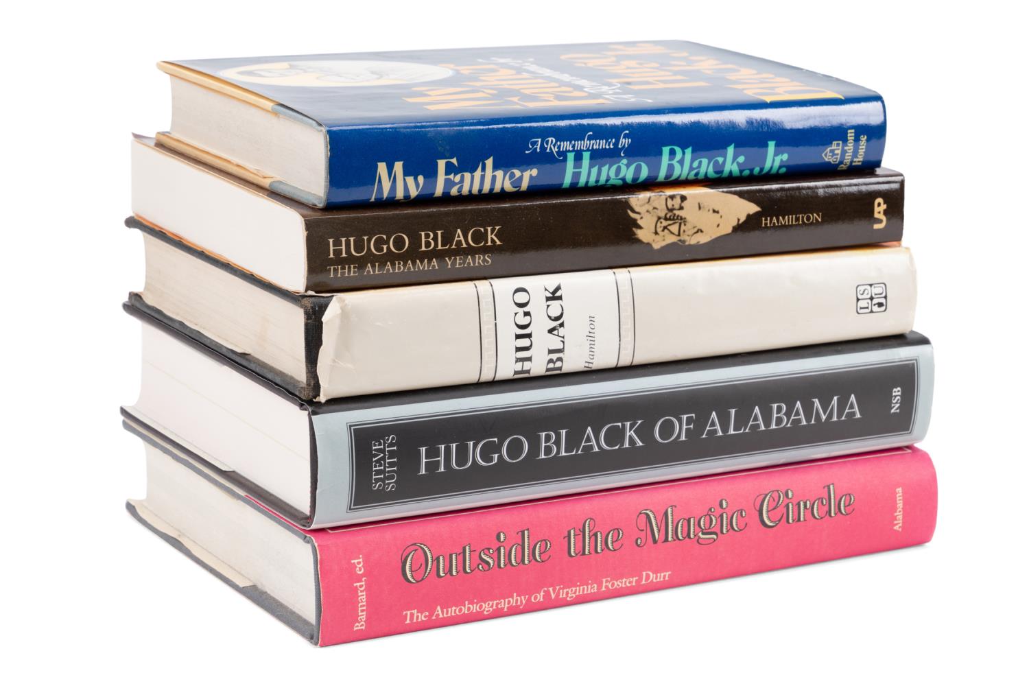 Appraisal: SELECTION OF FIVE BOOKS MAINLY ON HUGO BLACK Selection of