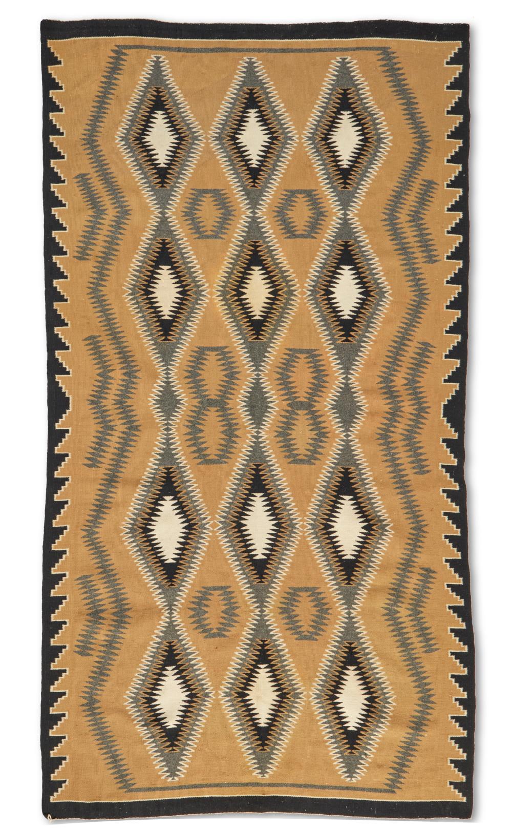 Appraisal: A Navajo regional rug Mid- th century Dine Woven in