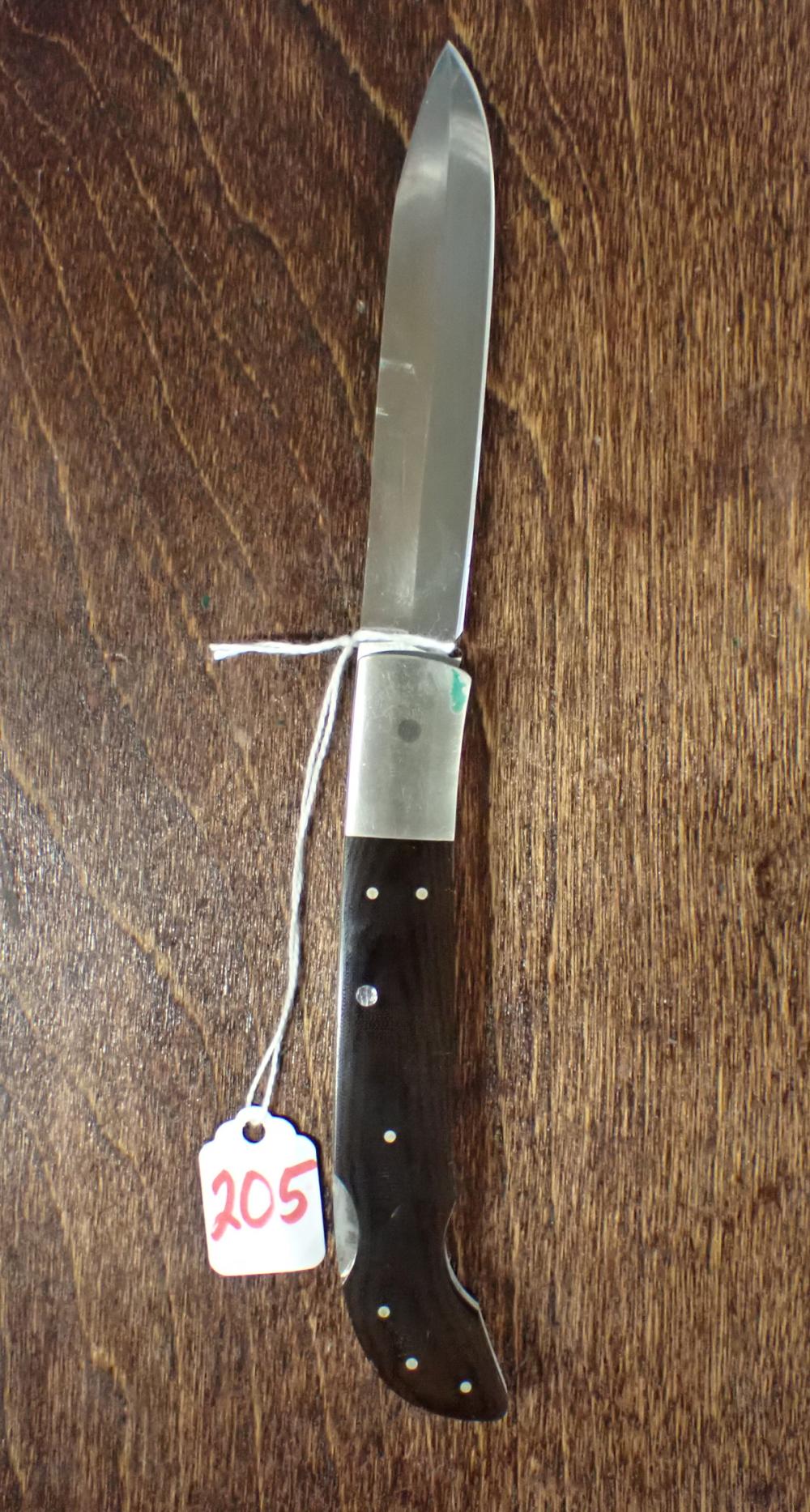 Appraisal: BILL KING CUSTOM LOCK BACK FOLDING KNIFE having a blade