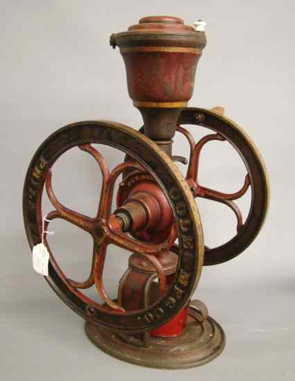 Appraisal: th c ''Coles MFG Phil '' coffee mill '' W