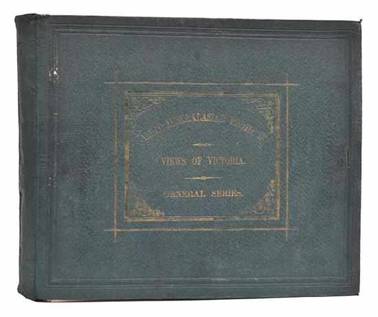 Appraisal: VIEWS OF VICTORIA ANGLO-AUSTRALIAN PHOTO CO General series albumen photographs