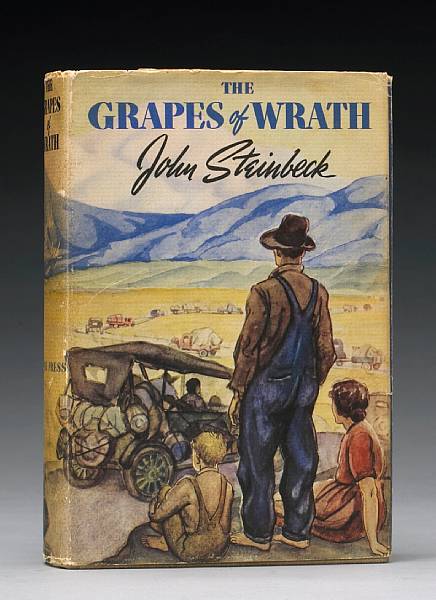 Appraisal: STEINBECK JOHN The Grapes of Wrath New York Viking Press