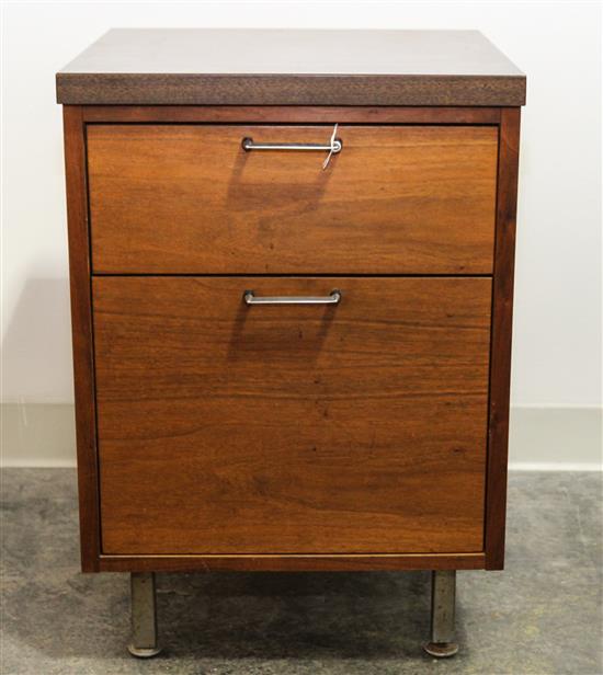 Appraisal: Sale Lot A Mid-Century American Wood File Cabinet manner of