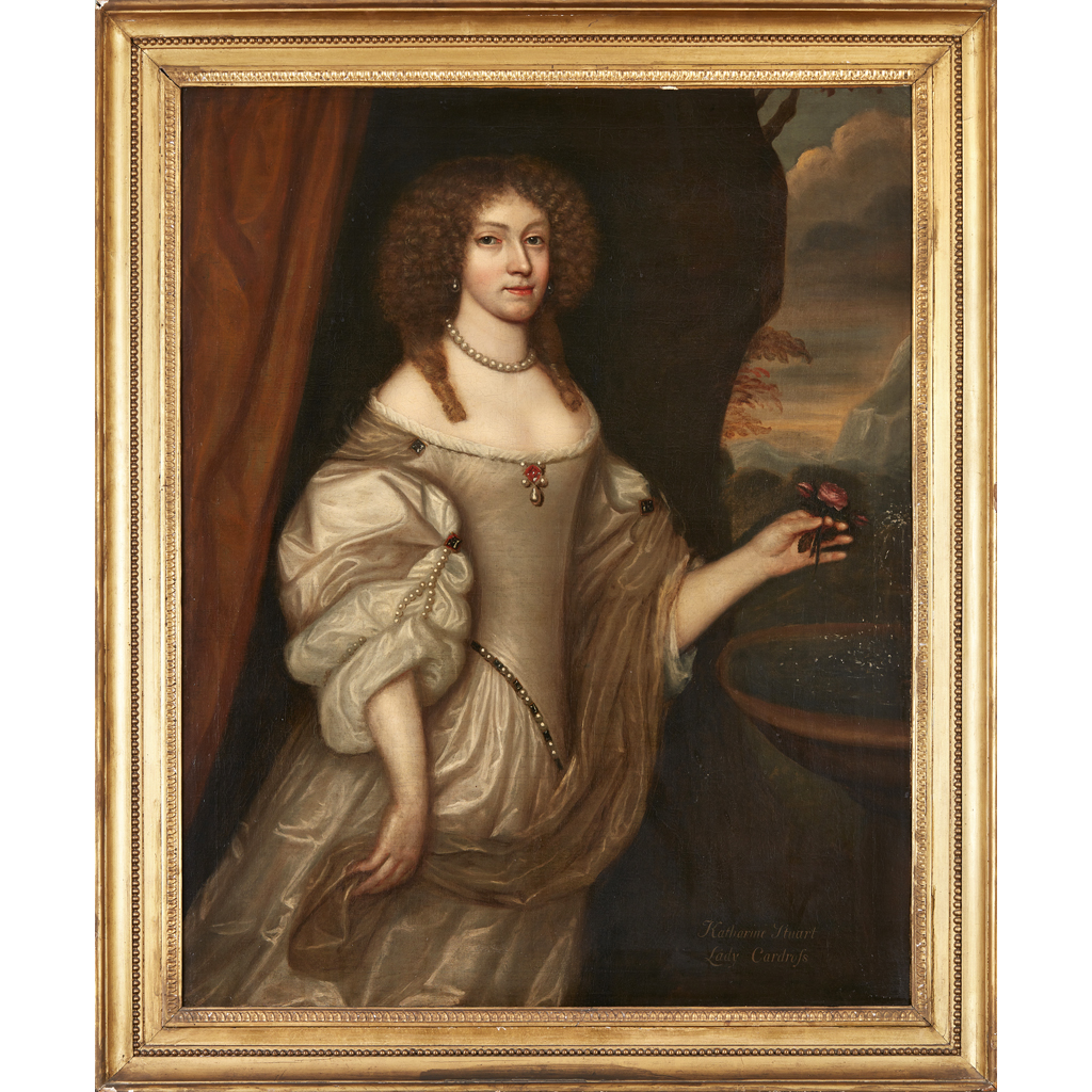 Appraisal: ATTRIBUTED TO L SCHUNEMANN DUTCH FL - PORTRAIT OF KATHERINE