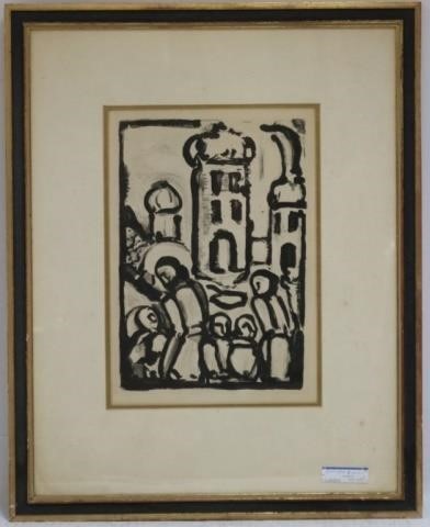 Appraisal: GEORGES ROUAULT - FRANCE C R ETCHING AND AQUATINT SIGHT