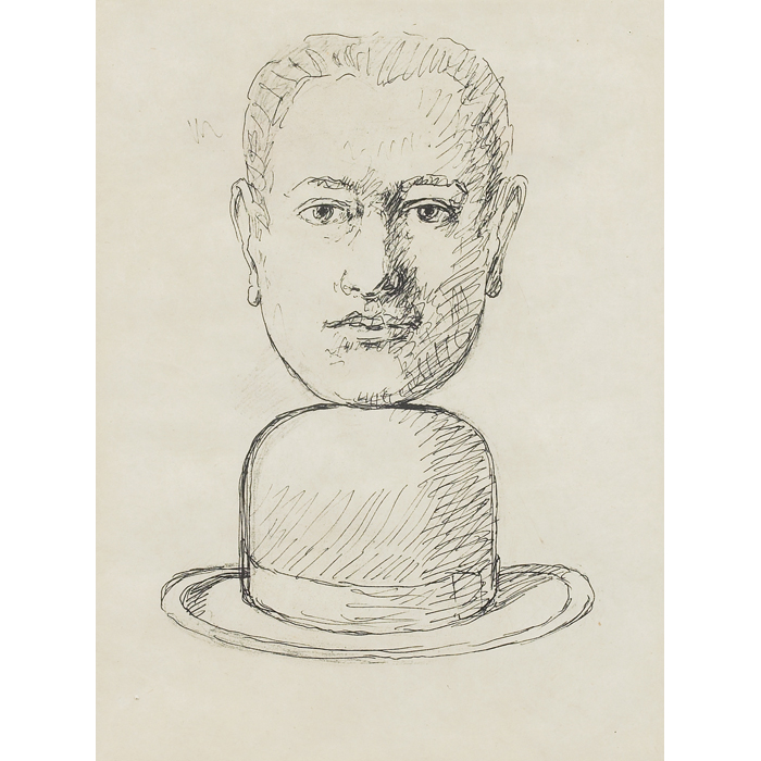 Appraisal: Rene Magritte Belgian - ''Homme et Chapeau '' etching ''