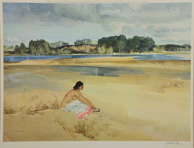 Appraisal: AFTER SIR WILLIAM RUSSELL FLINT'Anne Marie by the Loire' signed