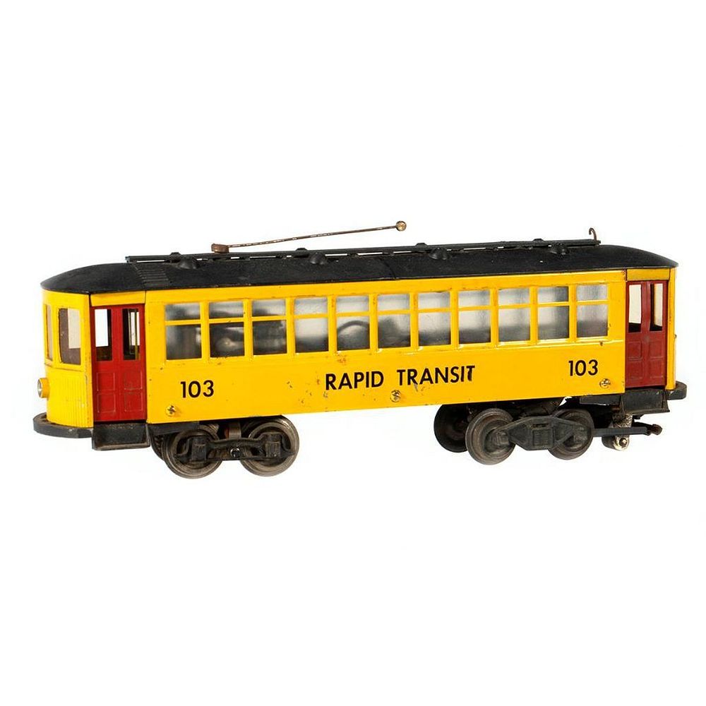 Appraisal: Minitoys Rapid Transit Minitoys Rapid Transit Trolley Has trolley pole