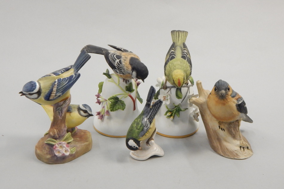 Appraisal: A collection of Royal Worcester and other porcelain birds to