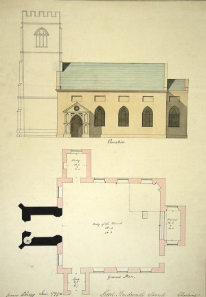 Appraisal: James Cheney late th century- Little Budworth Church Cheshire architectural