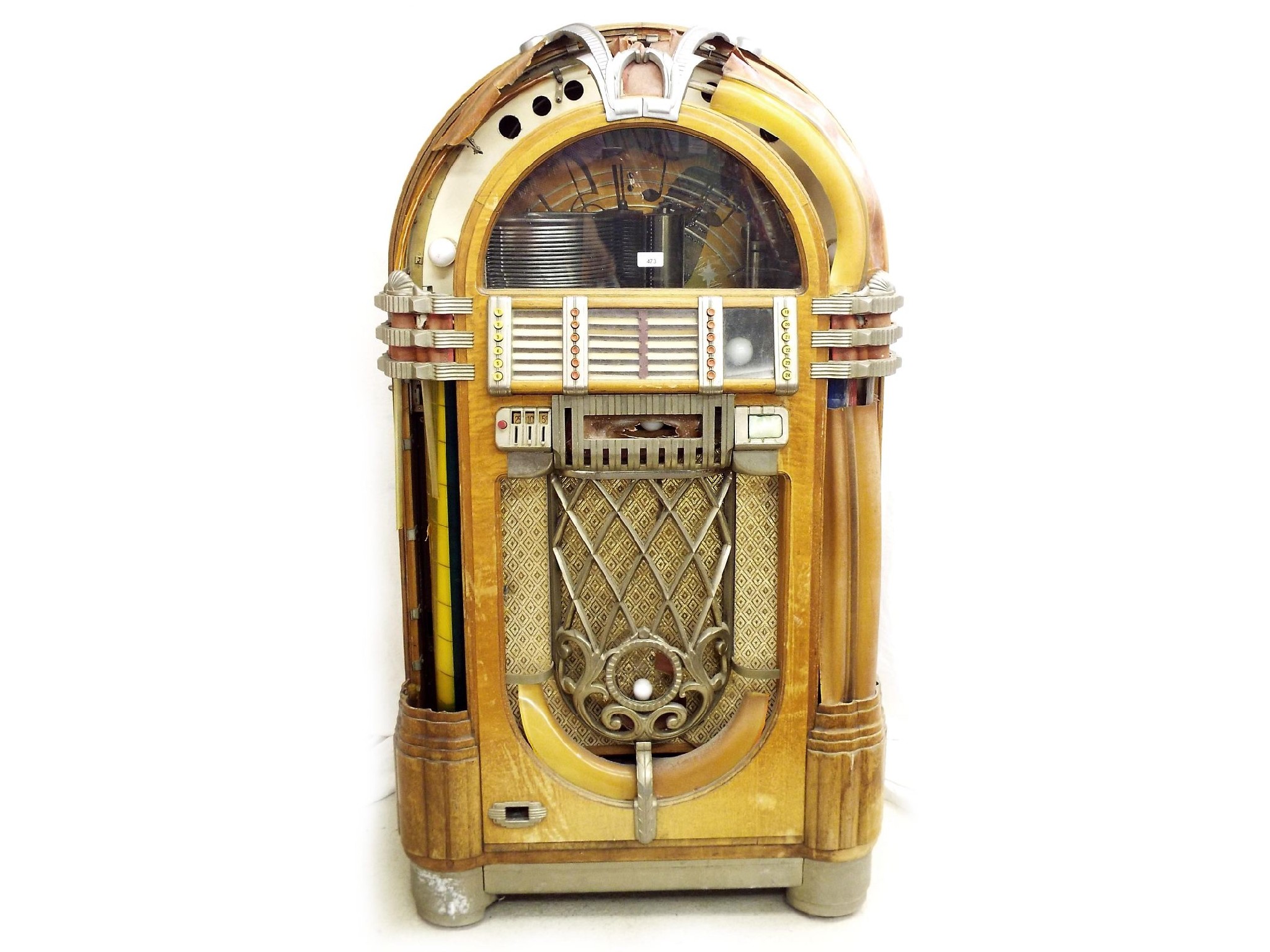 Appraisal: Vintage Wurlitzer jukebox in need of extensive restoration